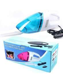 Aspiradora inalámbrica de mano con alta potencia de succión, adecuada para uso en el hogar y el coche, recargable por USB, con un gran tanque de agua de 600 ml, ligera y potente para eliminar ácaros y pelo de mascotas.Par de aspiradoras portátiles. - azul - Ver 3