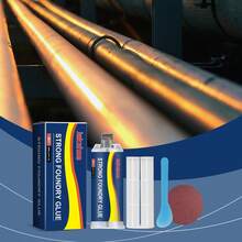 金属铸造胶，铸造胶AB粘合剂修复剂，适用于不锈钢、铜、铝的防水金属密封胶 - A - 查看 2