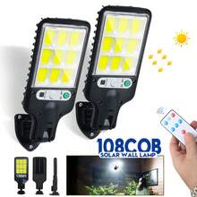 Luz de camino con sensor de movimiento y energía solar, lámpara de pared de para exteriores con control remoto - lámpara de pared - Ver 10