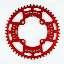 ZRACE BCD104 Narrow Width Tooth Chainrings Chainwheels For MTB/Road/Foldingbike/Gravel-Bikes 40T/42T/44T/46T/48T/50T/52T AL7075 - Red - View 10
