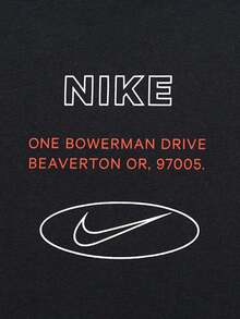 Nike 女款 AS W NSW TEE CLASSICS+ SPD 短袖 T 恤，针织圆领，TIH8507-010 - 黑色 - 查看 5