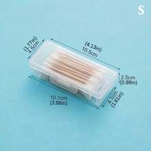 6/5/4/3/2/1pcs Portable Transparent Small Item Storage Box, Medicine Box, Travel Organizer, Bathroom Organizer, Cotton Swab Box, Toothpick Organizer, Dust-Proof Storage Box, Transparent Plastic Container Wholesale - Multicolor - View 9