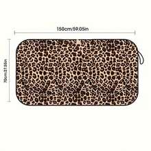 Easypie Selection 1 pieza Parasol de alta calidad para parabrisas - Diseño de estampado de leopardo de moda, aislamiento térmico, protección UV, adecuado para automóvil/autocaravana - 150*70 cm - Ver 12