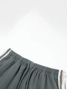 1pc Men's Casual Loose Fit Pants, Suitable For Commuting, Workout, Running, Outdoor Activities, Spring/Autumn, Breathable, Versatile, Straight Leg Design - Light Grey - View 4