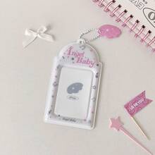 1pc Student 3-Inch Idol Hanging Accessory, Cute Little Wings Card Holder, Student Bus Card Case - Card Sleeve - View 11