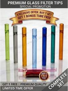 PureGlass FS - 8 Pcs Artisan Blending Set (Buy 7 Get 1 Free) - High Borosilicate Elements In [Crystalline Pure] & [Mixed Nebula] Editions - Free Shipping Sidewide SWR6 - Phiên bản Tinh vân hỗn hợp - Xem 8