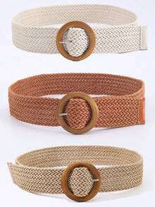 1 件女士手工波西米亚镂空蜡绳编织装饰腰带，适合秋季、秋季、万圣节 - A - 查看 13