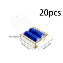 Bộ hộp quà 20/10/5/2 món, hộp quà màu trắng và đen có nắp, hộp quà cầu hôn cho phù dâu kèm ruy băng trắng, thích hợp cho đám cưới, sinh nhật, tiệc tùng, ngày Valentine và quà tặng cô dâu. - Vàng trắng - Xem 16