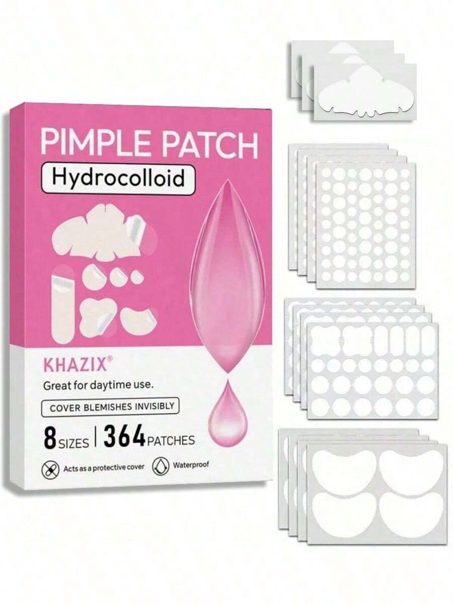 364pcs Multi-Specification Acne Patch Care Transparent Patches, Comfortable And Breathable - Multicolor - View 1