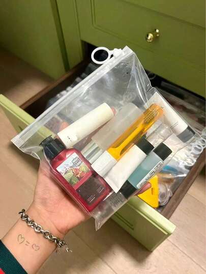 10 قطع حقيبة تخزين مغلقة بإحكام، حقيبة تجميل مقاومة للماء، حقيبة سحب حلقة للمجوهرات والمستحضرات التجميلية والأقنعة والملابس الداخلية والجوارب والأكمام الثلجية، حقيبة سحب عملية للقرطاسية وتخزين المكتب والمدرسة والمستلزمات الفنية ومستحضرات التجميل