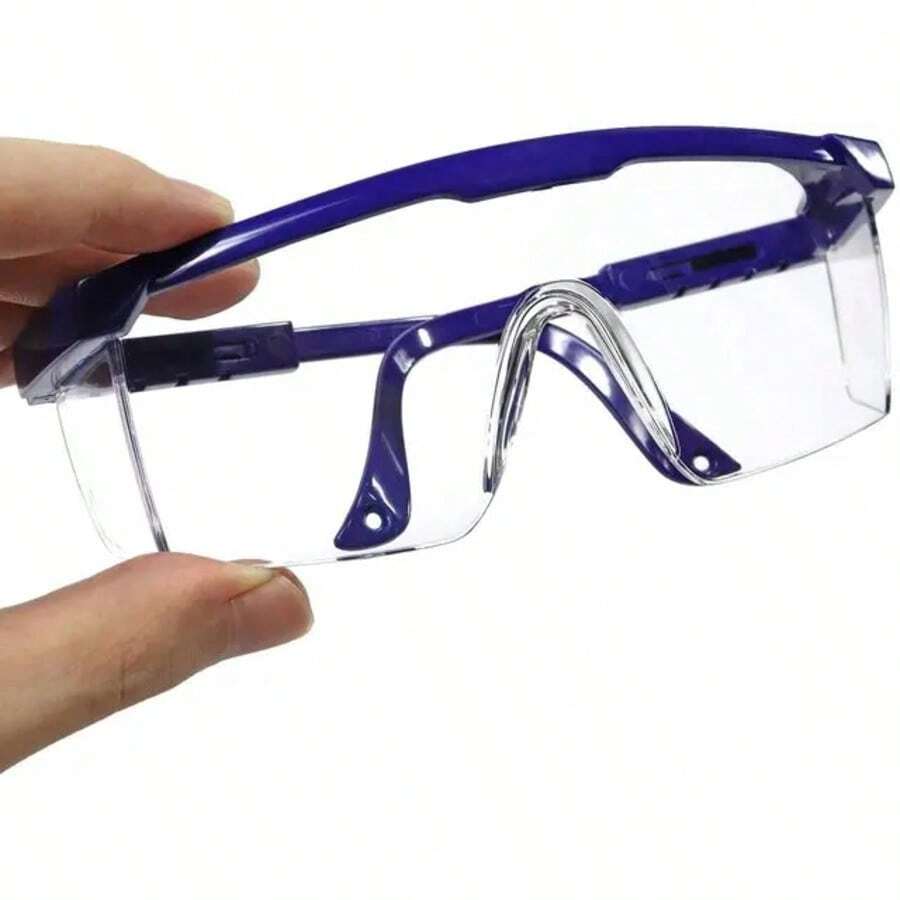 Gafas de antisalpicaduras para el trabajo, gafas de laboratorio protectoras para los ojos, gafas industriales a prueba de viento y polvo, gafas de ciclismo, 2 uds. - Azul - Ver 1