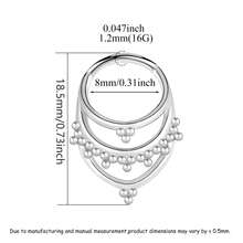 1件简约优雅鼻环不锈钢刺鼻环软骨环耳环鼻中隔环穿孔饰品男女通用新款情人节礼物 - style-2 - 查看 11