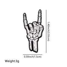 Cute Enamel Pin Lapel Pins Badges On Backpack Women's Brooch Zinc Alloy Clothes Gift Jewelry Fashion Accessories - Black - View 2