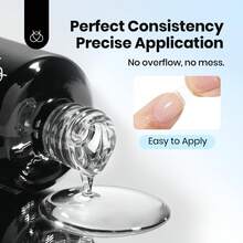 Beetles HEMA-Free Nail Tips Glue Kit, All-In-One Nail Extension Kit For Press On False Nails, DIY Salon Manicure At Home - 2pcs 15ml HEMA-free Nail Glue - View 5