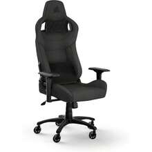 T3 RUSH (2023) Fabric Gaming Chair, Black - Black - View 1