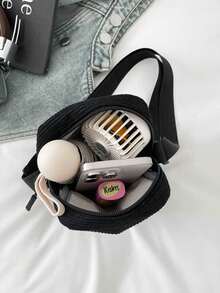 Túi đeo vai mini đa năng, phong cách Hàn Quốc đơn giản và tươi mới, hình gấu hoạt hình dễ thương. - Nhiều màu - Xem 7