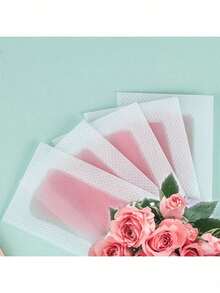 面部脱毛蜡纸，面部脱毛，无痛快速脱毛套装，适合所有肤质，10片装 - 多色 - 查看 5