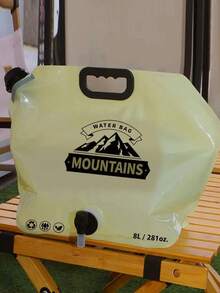 Contenedor de agua para camping con válvula, bolsa de almacenamiento de agua plegable, jarra de agua de emergencia plegable de 8L/28oz, portátil y reutilizable para hombres, mujeres, camping al aire libre, viajes, montañismo, senderismo, picnic, barbacoa y preparación para emergencias, accesorios esenciales para exteriores - Multicolor - Ver 13
