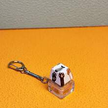 1个键盘减压玩具，键盘舒缓玩具，4键键盘减压玩具，键盘钥匙扣玩具，手指键盘帽玩具，用于缓解压力和消磨时间 - 彩色 - 查看 6