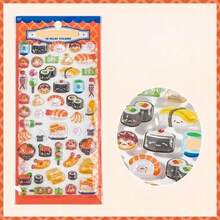 Serie de fiesta de dulces de caramelo Serie 3D Pegatinas con relieve lindo DIY Cuaderno Estuche para teléfono móvil Marco de fotos Álbum de fotos Tarjeta - color - Ver 24