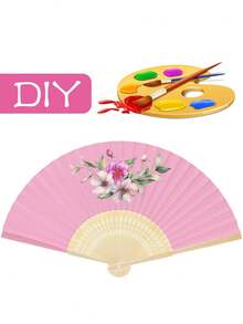 5/10/20/30/40pcs Pink Folding Paper Fans, Bamboo Handheld Fans, Bridesmaids Bamboo Paper Fans, Bachelorette Party Decor, Photo Props, DIY Portable Bamboo Paper Fans, Birthday Party Decor, Suitable For Engagement, Graduation, Wedding Party Decor, Home Bedroom Dining Table Decor, Party Performance Photo Props, Home Living Room Office Decor - Multicolor - View 9
