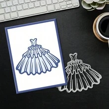 创意服装模具、DIY剪贴簿相册和压花模板、贺卡制作工具、卡片纸切割工艺品、礼品卡制作模板模切。 - 銀色 - 查看 3