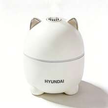 HYUNDAI Modern Dudu Cat Humidifier DDM-1: Ultrasonic Cool Mist Silent Humidifier With Large Capacity Water Tank, Cute Cat Design, Portable For Desktops, Rooms, And Offices. - Mist - View 2