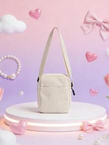 Túi đeo vai mini đa năng, phong cách Hàn Quốc đơn giản và tươi mới, hình gấu hoạt hình dễ thương. - Nhiều màu - Xem 10