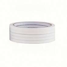 5 Rolls Double-Sided Adhesive Tape, Strong Sticky Transparent Tape Suitable For Arts, Crafts, Business Cards, Scrapbooking - Non-Waterproof, Applicable To Wooden Surfaces - View 2