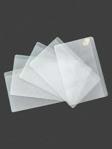 10PCS Modern Minimalist Ultra Clear PVC Card Sleeves Protector Set, Transparent Card Holder For ID, Driver License, Credit & Bank Cards, Slim & Portable, Durable PVC Protects Against Scratches, Fading & Wear, Universal Fit For Standard Cards, Lightweight For Pocket & Purse, Ideal For Daily Use, Travel & Outdoor Activities, Great Gift For Men, Women & Friends For Christmas, Thanksgiving, Valentine's Day, Birthdays & All Holidays - Clear - View 9