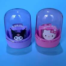 Sanrio Double Hole Pencil Sharpener, Shaped Pencil Sharpener With Large & Small Holes, Dual-Use Pencil Sharpener Stationery - Pencil Sharpener - View 7