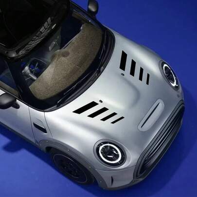 适用于Mini S JCW Countryman F56 F55 F60 R56 R60 R61 R56 F54的汽车引擎盖贴纸条纹装饰贴花汽车造型配件