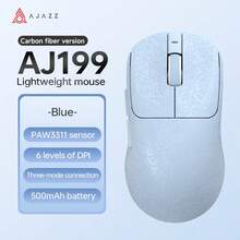 Ratón inalámbrico para juegos AJAZZ AJ199 de fibra de carbono - PAW3311, ultraligero de 60g, 500mAh, conexión de tres modos - Ver 10