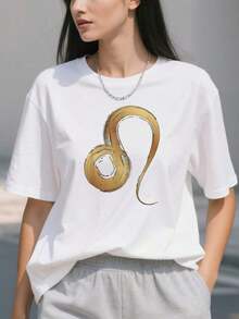 Nuevos artículos populares de 2026Leo-Zodiac-Sign-July-August-Horoscope-Stars-Constellation-T-Shirt - Negro - Ver 2