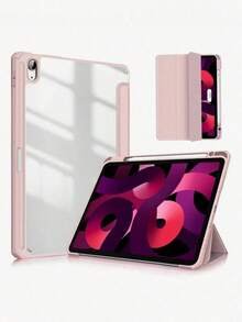 适用于 (A16) 第 11 代 11 英寸（2025 年款）和第 10 代 10.9 英寸（2022 年款）的保护壳，带笔槽，超薄保护套，透明后盖，自动唤醒/睡眠 - 粉色 - 查看 14