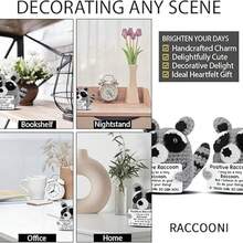 Tượng gấu trúc nhỏ (1 chiếc), món quà lý tưởng cho sinh nhật, Ngày Valentine, kỷ niệm ngày cưới, lễ tốt nghiệp, Giáng sinh. Thích hợp cho đồng nghiệp, bạn bè, các cặp đôi, con gái, mẹ, giáo viên, sếp, học sinh, người lớn và thanh thiếu niên. Hoàn hảo làm quà Giáng sinh, đồ trang trí ngày lễ hoặc trang trí phòng ký túc xá. - Nhiều màu - Xem 5