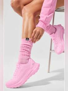 Alo Yoga Alo Unisex Scrunch Socks - 粉色 - 查看 3