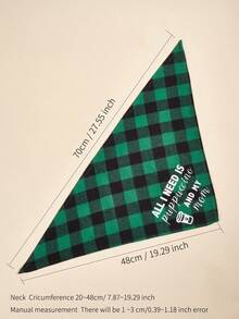 Dog Bandana All I Need Is A Puppucino And My Mom Pet Bandana - Multicolor - View 5