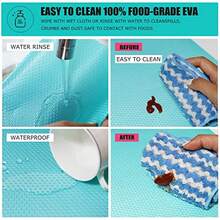 Refrigerator Liners, Washable Fridge Liner Mats Covers Pads For Glass Shelf Cupboard Cabinet Drawer Home Kitchen Accessories Organization,Kitchen Accessories,Mother's Day Gifts, Women's Day Gifts - View 11