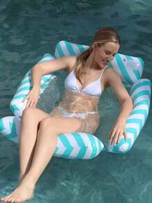 Inflatable Water Hammock Recliner, Floating Mat Swimming Mattress, Swimming Pool Party & Beach Fun Toy - Four Tubes - View 4