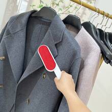 Cepillo electrostático de doble cara para ropa, rodillo de pelusas, cepillo quitapolvos, quitapelusas para abrigos - Multicolor - Ver 2