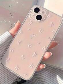 1个粉色蝴蝶结透明彩绘打孔防摔手机壳，兼容 17pro/17Air/17/17promax/16/11/16pro/16plus/16promax/16e/15Promax/13/14/12/XS/XR/7G/8P，Galaxy S25/S25PLUS/S25 Ultra/A16/A36/A26/A56/A50/A12/A32/A52/A72/A51/A21S/A13/A14/S24/S24PLUS/S24Ultra，S22/A52/A53/A54/A55/S23，11/12Pro/12/12X/13Pro/14Pro/15Pro。 10/9/Note9/12c/Note11pro/Note8Pro - 彩色 - 查看 3
