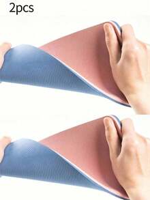 半尺寸瑜伽垫，家用健身器材，防滑护膝垫，适用于平板支撑和俯卧撑 - 彩色 - 查看 12