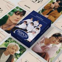 92 piezas/Caja KPOP EN (60 tarjetas fotográficas holográficas + 32 pegatinas), mercancía de fans, adecuado como regalo festivo, con valor de coleccionista - Multicolor - Ver 6
