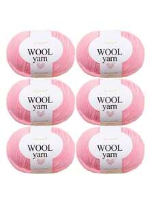 6团全新手工优雅羊毛编织线，可用于DIY围巾、帽子、毛衣、钱包、披肩、外套、毯子和其他工艺品项目 - 紗線 - 查看 16