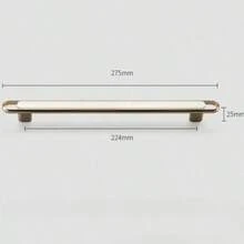 Manijas y cerraduras de puertas - Oro blanco - Ver 4