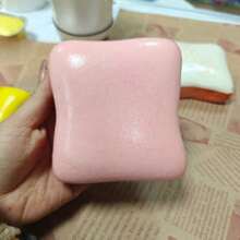 1pc Super Soft Butter Toast Squeeze Toy - Perfect Gift For Birthday, Holiday, Christmas, Halloween - Multicolor - View 8
