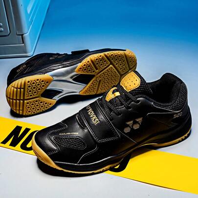 Zapatos de bádminton para hombres, zapatos de bádminton neutros, antideslizantes, con rebote de bádminton, zapatos deportivos profesionales de entrenamiento