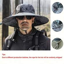 1顶男士宽檐渔夫帽，高品质透气钓鱼、徒步、露营帽 - 漁夫帽 - 查看 8