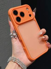 Shockproof MagSafe Compatible Frosted Orange 1pc New Protective Phone Case For IPhone 17 Pro/17 Pro Max Multiple Color Options Anti-Fall And Shock-Proof Full Body Protection Suitable For IPhone 17 Pro/Max Spring Gift - Multicolor - View 14